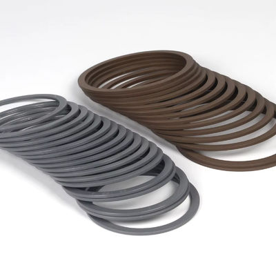 برونز مليئة بروت نايلون خلفية حلقة PTFE هيدروليكية U كوب أغلفة