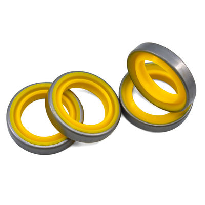 مزدوج الشفاه CAT مسحات ضد الغبار الختم DWI PU الفولاذ 51.89mm الهيدروليكية الغبار الختم